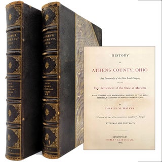 Item #1277 History of Athens County, Ohio [Walker's Athens Co., Ohio in Two Volumes]. Charles M....