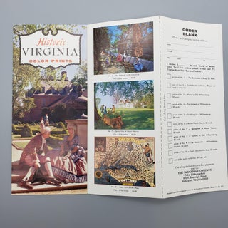 Historic Virginia Color Prints [Colonial Williamsburg Advertisement]