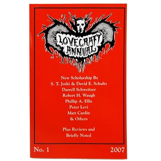 Item #1388 The Lovecraft Annual (2007_. S. T. Joshi