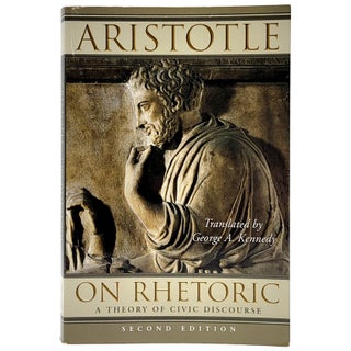 Item #1395 On Rhetoric: A Theory of Civic Discourse. Aristotle, George A. Kennedy