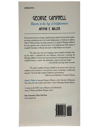 George Campbell: Rhetoric in the Age of Enlightenment