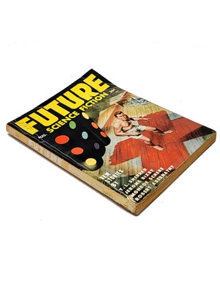 Future Science Fiction, Vol. 5, No. 2 (August 1954), with Cure, Guaranteed; Rosie Lived in a Bubble; Mirror, Mirror; The Marvelous Movie; Guide Wire, Asylum; and Inside Science Fiction