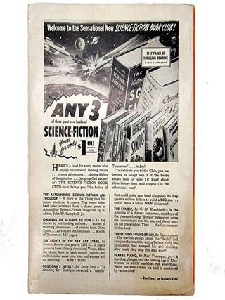 Future Science Fiction, Vol. 5, No. 2 (August 1954), with Cure, Guaranteed; Rosie Lived in a Bubble; Mirror, Mirror; The Marvelous Movie; Guide Wire, Asylum; and Inside Science Fiction