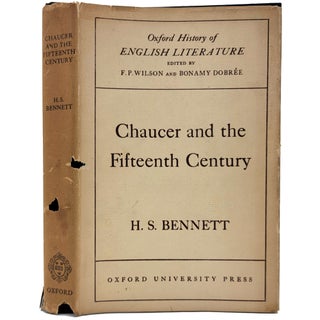 Item #1580 Chaucer and the Fifteenth Century. H. S. Bennett