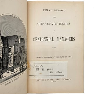 Final Report of the Ohio State Board of Centennial Managers to the General Assembly of the State of Ohio