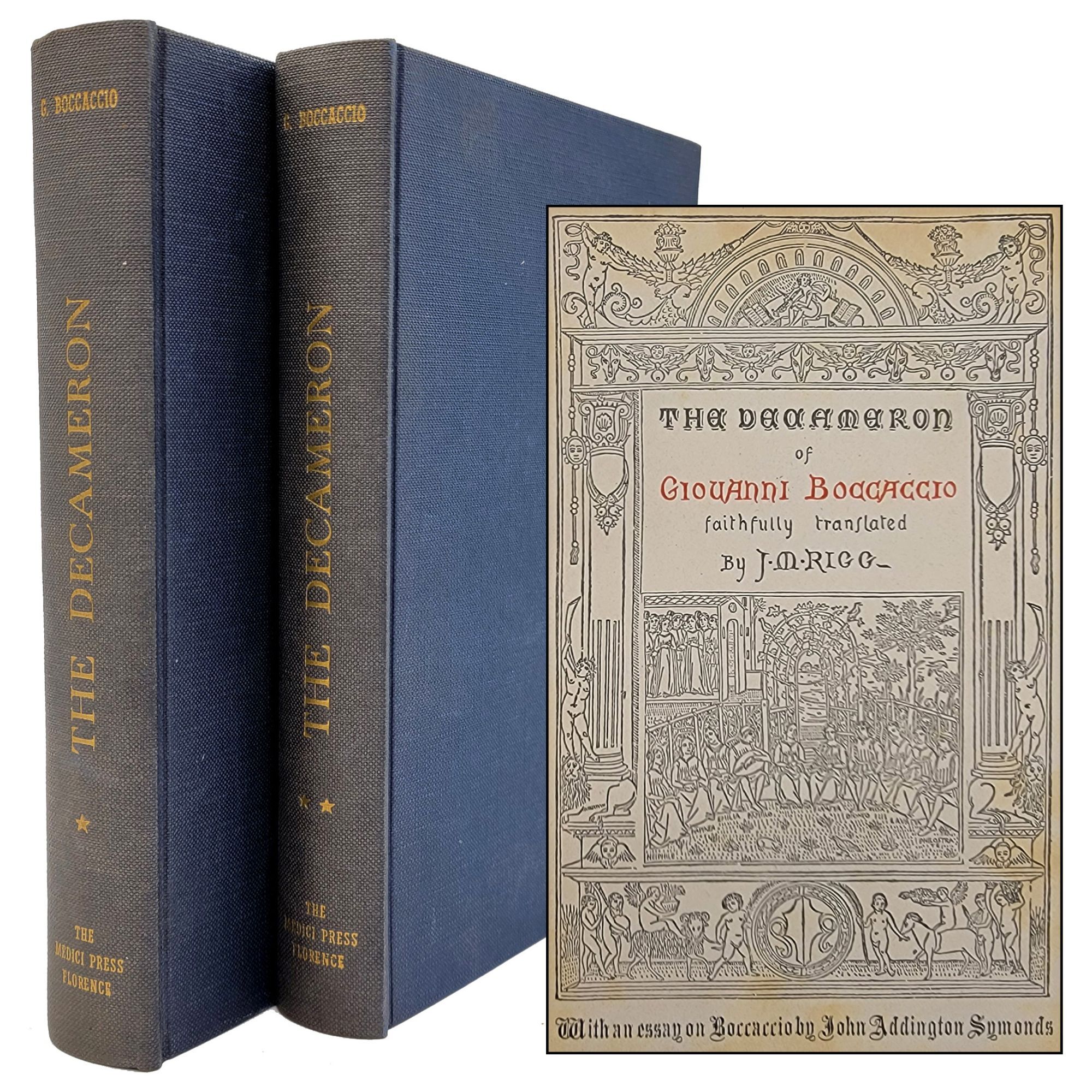 The Decameron by Giovanni Boccaccio, Joseph Fattorusso on Memento Mori Books