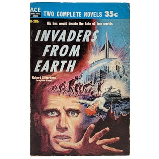 Item #1671 Across Time / Invaders from Earth (Ace Double D-286). David Grinnell / Robert Silverberg