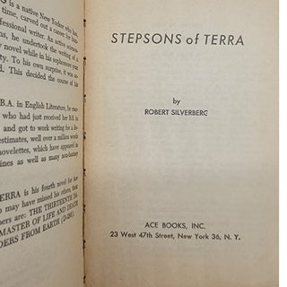 A Man Called Destiny / Stepsons of Terra (Ace Double D-311)
