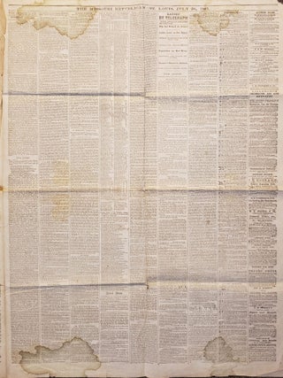 Daily Missouri Republican. Sunday Morning, July 26, 1863