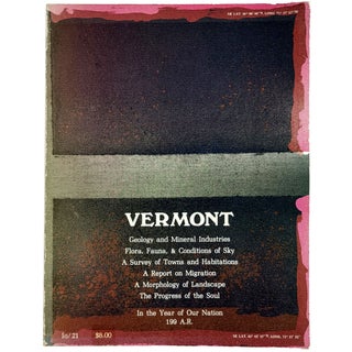 Item #1773 IO 21: Vermont. Richard Grossinger
