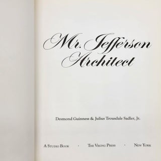 Mr. Jefferson Architect