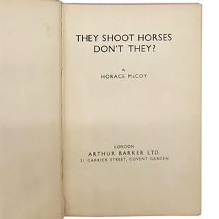 They Shoot Horses, Don't They?