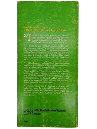 A Handbook to Literature