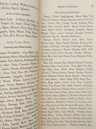 Grammar of American Surnames