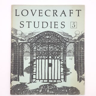 Item #287 Lovecraft Studies. Volume 1, Number 5. Howard Phillips Lovecraft, S. T. Joshi
