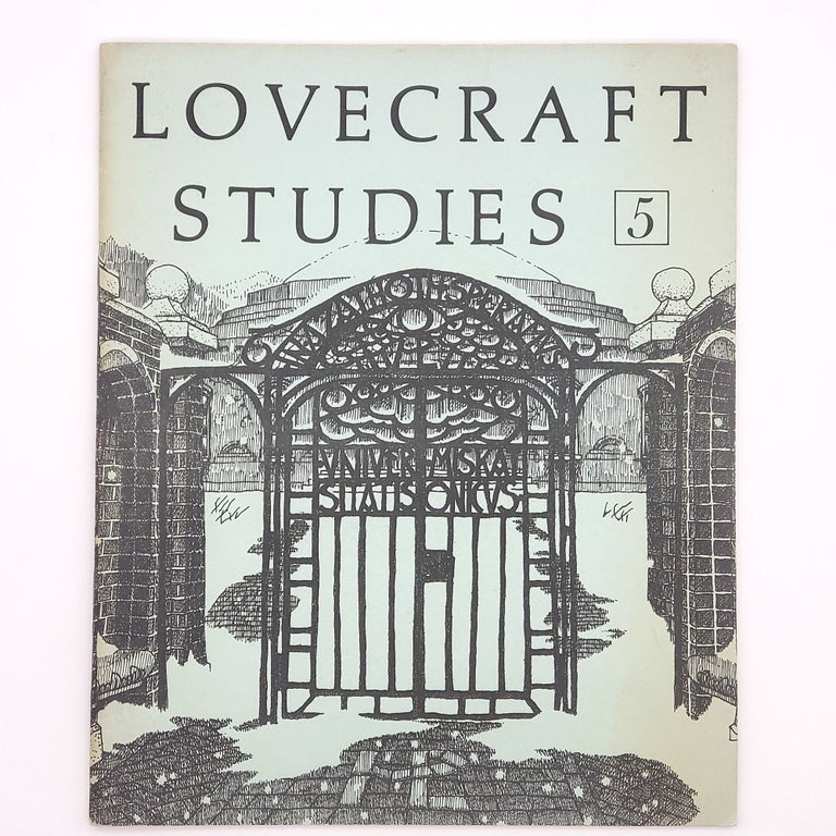 Item #287 Lovecraft Studies. Volume 1, Number 5. Howard Phillips Lovecraft, S. T. Joshi.