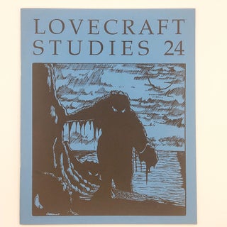 Item #289 Lovecraft Studies 24. Howard Phillips Lovecraft, Stephen J. Mariconda, K. Setiya,...