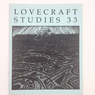 Item #295 Lovecraft Studies 33. Howard Phillips Lovecraft, Paul Montelone, Stephan Dziemianowicz,...
