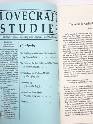 Lovecraft Studies 37