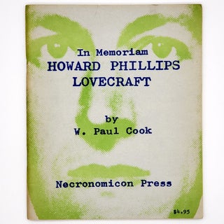 Item #324 In Memoriam: Howard Phillips Lovecraft. W. Paul Cook