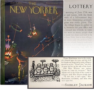 Item #403 The Lottery [The New Yorker, June 26, 1948]. Shirley Jackson