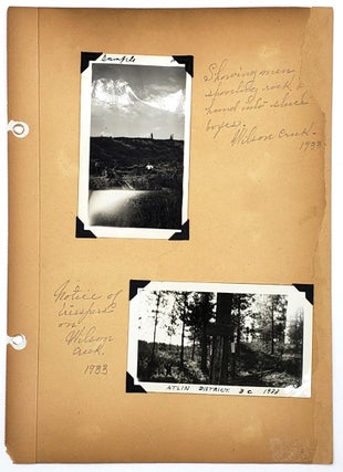 Original 1933-1937 Scrapbook of Yukon Gold Mining in Atlin, British Columbia