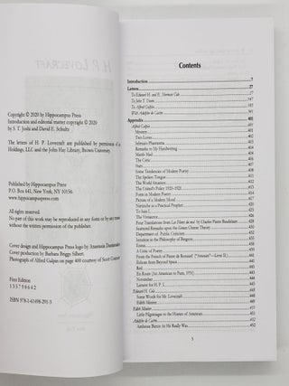 Letters to Alfred Galpin and Others