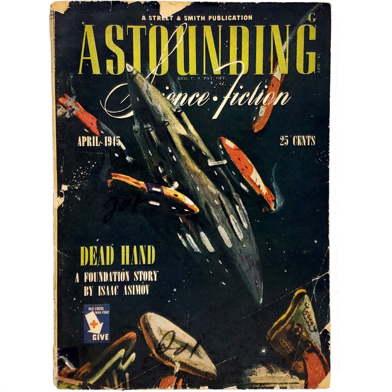 Item #480 Astounding Science Fiction, Volume 35, Number 2 (April 1945). John W. Campbell, Raymond P. Jones Isaac Asimov, Jr, Fritz Leiber, J. J. Coupling, Malcolm Jameson, George O. Smith.