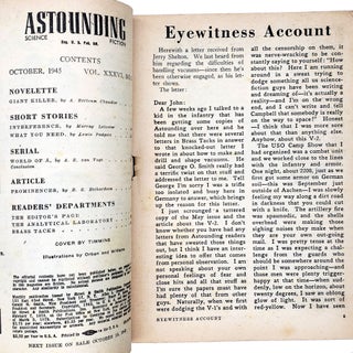 Astounding Science Fiction, Volume 36, Number 2 (October 1945)