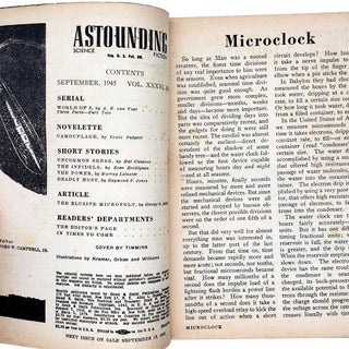 Astounding Science Fiction, Volume 36, Number 1 (September 1945)
