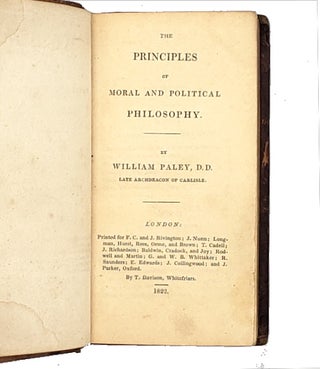 The Principles of Moral and Political Philosophy