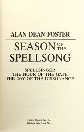 Season of the Spellsong: Spellsinger, The Hour of the Gate, and The Day of the Dissonance