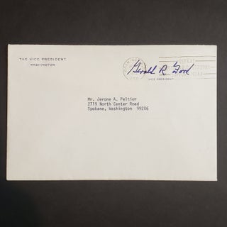 Typed Letter Signed from the Office of the Vice-President