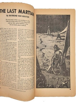 Tops in Science Fiction (Spring 1953) featuring Citadel of Lost Ships, The Last Martian, Castaways of Eros, The First Man on the Moon, Task to Lahri, The Million Year Picnic, The Rocketeers Have Shaggy Ears, and Black Friar of the Flame.