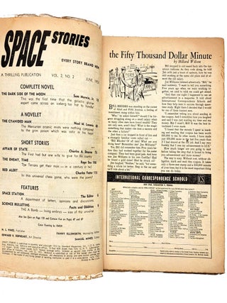 Space Stories, Vol. 2, No. 2. (June 1953) featuring The Dark Side of the Moon; The Cyanided Man; Affair of State; The Enemy, Time; Red Alert; Space Station; and Science Bulletins