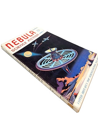 Nebula Science Fiction, No. 17 (July 1956) featuring Project Pseudoman, By the Name of Man, Storm Warning, Cry Wolf, Wrath of the Gods, and Into the Empty Dark.