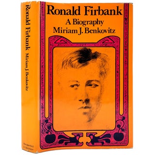 Item #814 Ronald Firbank: A Biography. Miriam J. Benkovitz