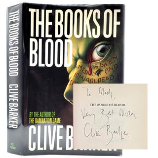 Item #881 The Books of Blood [SIGNED and ENSCRIBED]. Clive Barker