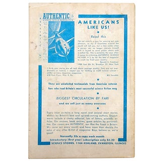 Science Stories (Issue 3) February 1954: Last Days of Thronas, The Technical Swain, A Stitch in Time, The Treason of Joe Gates, and Sure Thing.