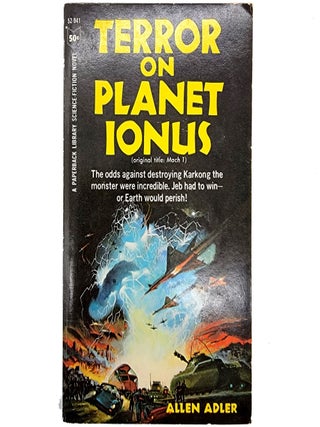 Item #965 Terror on Planet Ionus. Allen Adler